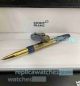 New 2023 Copy Montblanc Heritage Egyptomania Doue Vintage Fountain Pen Blue (5)_th.jpg